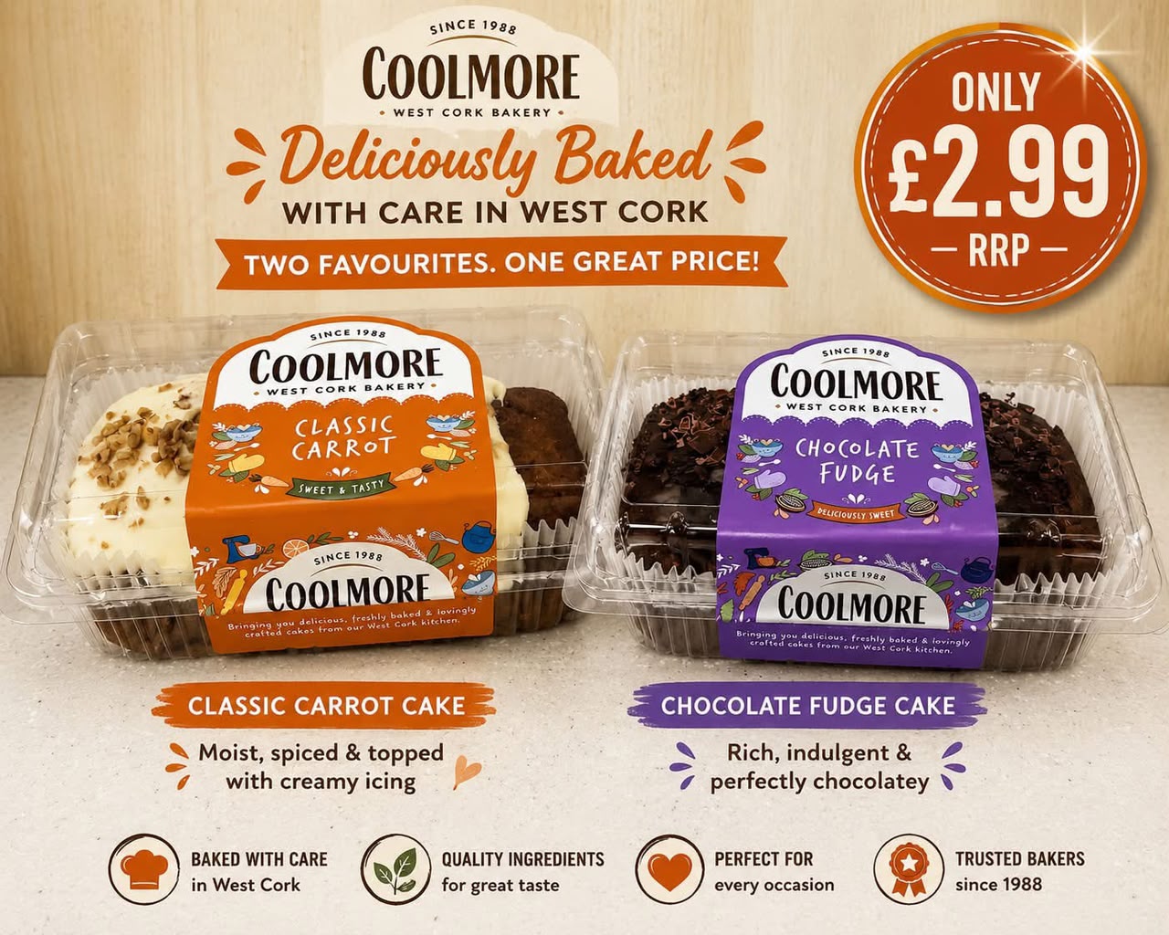 Coolmore Classic Carrot Cake