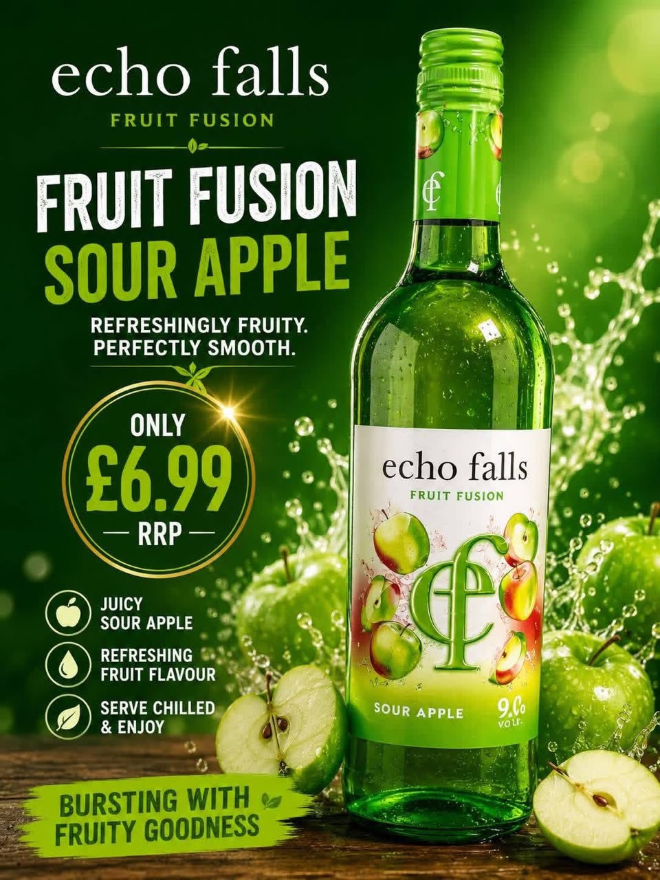 Echo Falls Fruit Fusion Sour Apple