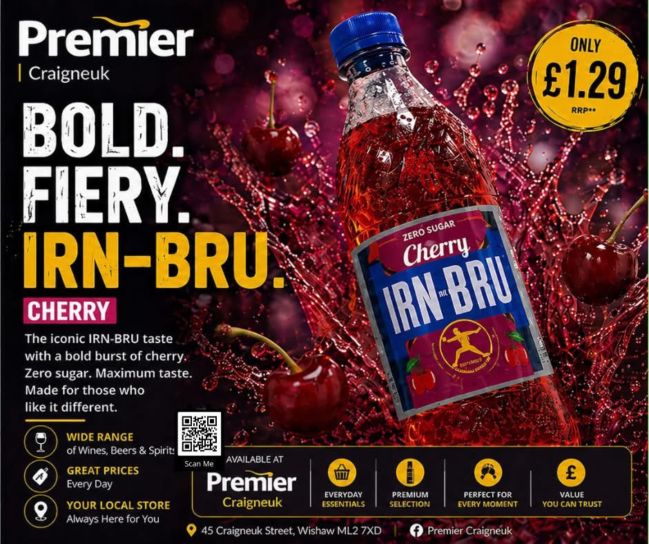 IRN-BRU Cherry Zero Sugar