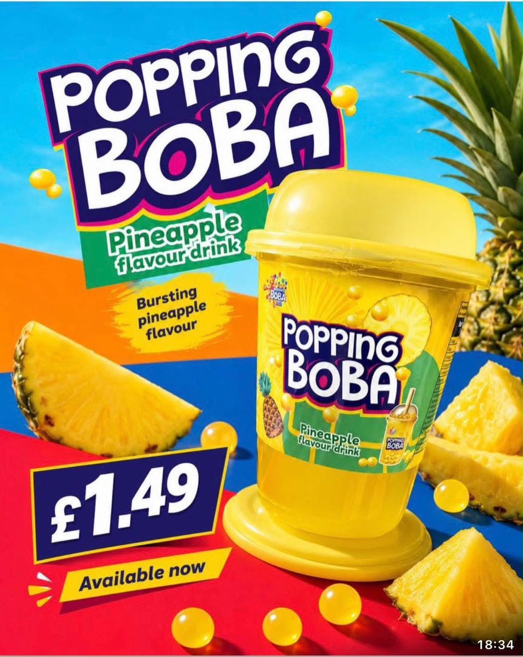 Popping Boba Pineapple